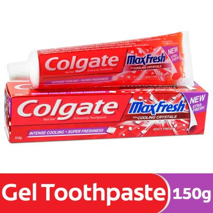 Colgate Max Fresh Spicy Fresh Red Gel Anticavity Toothpaste 150 g